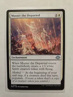 Muster the Departed - Modern Horizons 3 - LP - MTG Magic - Uncommon Enchantment - Image 1