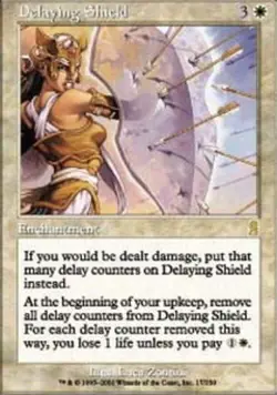 1x Delaying Shield Moderate Play MTG Magic - Kid Icarus - - Image 1