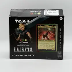 MTG Magic the Gathering Final Fantasy VII Commander Deck Limit Break BOX DAMAGE - Image 1