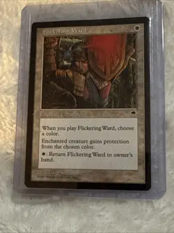Unplayed MTG Magic the Gathering Flickering Ward (19/350) Tempest NM++ - Image 3