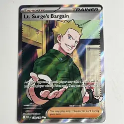 Lt. Surge's Bargain 170/132 - Full Art - Pokemon Mega Evolution - Image 1