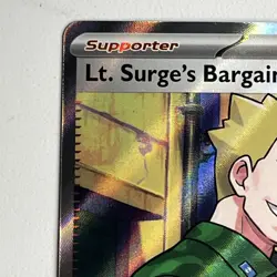 Lt. Surge's Bargain 170/132 - Full Art - Pokemon Mega Evolution - Image 2