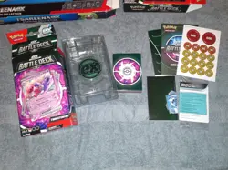 LOT OF 300+ POKEMON CARDS TWO BATTLE DECKS PREMIUM COLLECTION OPENED HALLOWEEN - Image 3