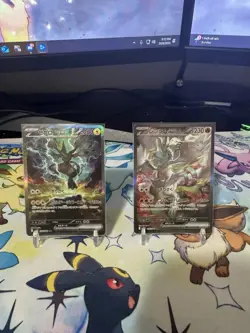 Pokemon Reshiram ex 168 & Zekrom ex 169 Japanese SAR Lot Of 2 Cards - Image 1