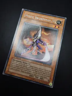YUGIOH 2004 | MYSTIC SWORDSMAN LV2 | SOD-EN011 | 1ST EDT | EXCELLENT - VG | RARE - Image 3