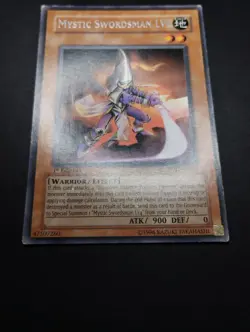 YUGIOH 2004 | MYSTIC SWORDSMAN LV2 | SOD-EN011 | 1ST EDT | EXCELLENT - VG | RARE - Image 4