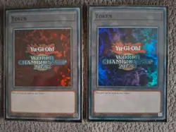 Yugioh WCS 2025 World Championship Token Set - Red & Blue NEW UNUSED - Image 1