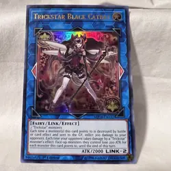 Yugioh Trickstar Black Catbat MP18-EN132 Ultra Rare 1st Edition - Image 1