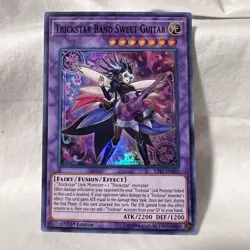 Yugioh! Trickstar Band Sweet Guitar - SAST-EN033 - Super Rare - 1st Edition Near - Image 1