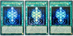 3 x GFP2-EN163 Generaider Boss Stage - Ultra Rare 1st Edition Near Mint YuGiOh - Image 1