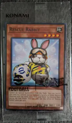 Yugioh eFootball Promot Set Rescue Rabbit + Neymar JR SEALED - Image 1