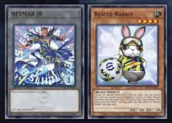 Yugioh eFootball Promot Set Rescue Rabbit + Neymar JR SEALED - Image 2