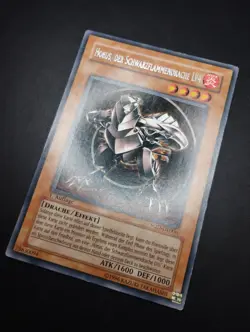 YUGIOH 2004 | HORUS THE BLACK FLAME DRAGON LV4 | SOD-DE006 | 1ST | GERMAN | VG - Image 3