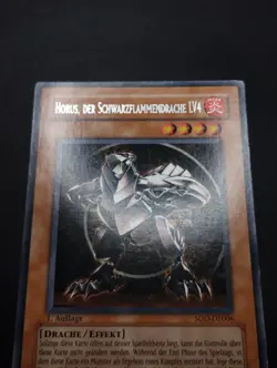 YUGIOH 2004 | HORUS THE BLACK FLAME DRAGON LV4 | SOD-DE006 | 1ST | GERMAN | VG - Image 5