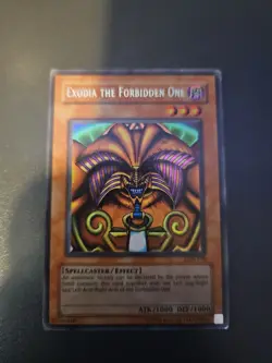 YUGIOH EXODIA THE FORBIDDEN ONE LOB SET LOB 120-121-122-123-124 - Image 1