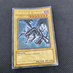 Red-Eyes B. Dragon LOB-070 The Legend of Blue Eyes White Dragon Yugioh Card Lp- - Image 2