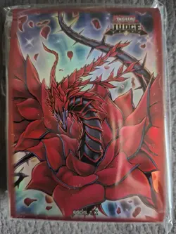 Yugioh Black Rose Dragon Judge Sleeves UNUSED SEALED - Image 1