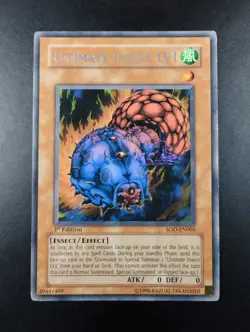 YUGIOH 2004 | ULTIMATE INSECT LV1 | SOD-EN005 | 1ST EDT | VERY GOOD | RARE - Image 1