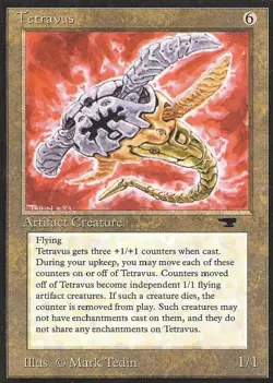 MTG English Tetravus Light Play Normal Antiquities - Image 1