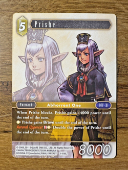Final Fantasy TCG Opus 1 - Prishe 4-116L *NON-FOIL* Legend Trading Card FFXI - Image 1