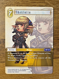 Final Fantasy TCG Opus 1 - Shantotto 1-107L *NON-FOIL* Legend Trading Card FFXI - Image 1