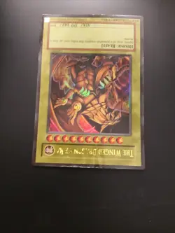 2003 Yu Gi Oh! GB1-003 Promo The Winged Dragon Of Ra Ultra Rare Trading Card - Image 4