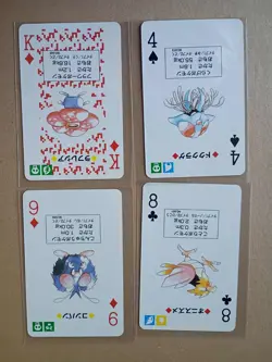 Nintendo Game Freak Pokemon The Pocket Monster Trainer Japanese Playing Cards NM - Image 3
