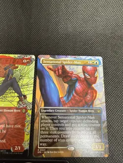 Magic The Gathering - Marvel's Spider-Man 3 Card Lot 2 Rares 1 Mystic 0315 - Image 3