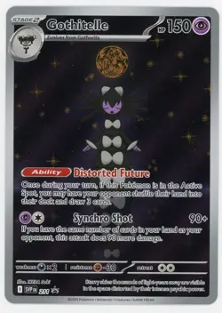 Gothitelle 2025 White Flare Black Star Promo #211 TCG Pokemon Card - Image 1