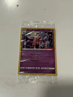 Pokemon TCG Hisuian Zoroark Card 076/196 GameStop Exclusive Stamp Sealed - Image 1