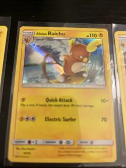 Lot Pokemon Cards- Vintage - Raichu - Alolan Holo Assorted Different Sets - Image 3
