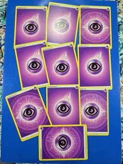Pokemon Cards - LOT OF 10 PSYCHIC ENERGY Cards (purple) - NM - Image 1