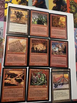 Magic the Gathering old school old Border Cards Red Ice Age alliances - Image 2
