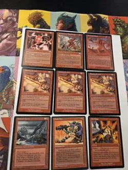Magic the Gathering old school old Border Cards Red Ice Age alliances - Image 5
