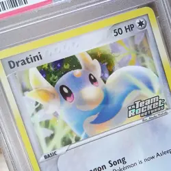 Dratini 53/109 TEAM ROCKET RETURNS Reverse Holo Graded Pokemon Card - PSA 8 - Image 2