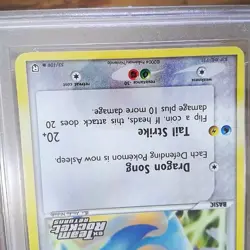 Dratini 53/109 TEAM ROCKET RETURNS Reverse Holo Graded Pokemon Card - PSA 8 - Image 4
