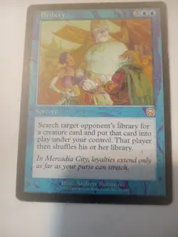 Bribery Mercadian Masques Regular Magic The Gathering Card MP - Image 1