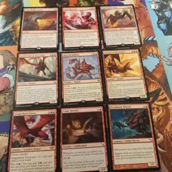 Magic The Gathering Mono Red Commander Card Lot Edge Of Eternities Final Fantasy - Image 5
