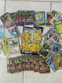 Pokemon Collection Lot Celebrations Promo Pikachu V Union 50 Cards Full Art - Image 1