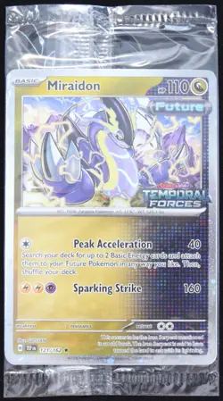 Pokemon TCG Miraidon 121/162 Sealed Temporal Forces Stamped Best Buy Promo Card - Image 1