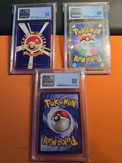 Pokemon Charizard Totodile Electabuzz CGC 9.5 Set All 3 Cards - Image 2