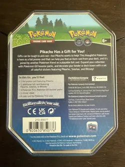 Pokemon GO TCG Snorlax Tin Box - Factory Sealed! 4 Packs + 2 Promo Cards 820650850776 - Image 2