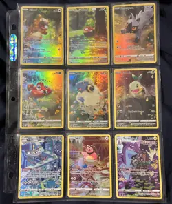 Pokemon Crown Zenith Galarian Gallery Card Lot (Miltank, Mareep, Turtwig, Paras) - Image 1