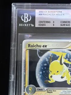 Pokemon card - RAICHU EX 98/100 - HOLO - Set Ex Sandstorm 2003 - ENG - Image 5