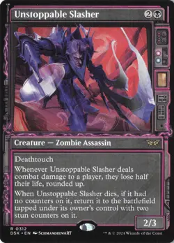 Unstoppable Slasher (Showcase) R Duskmourn: House of Horror 312 NM - Image 1