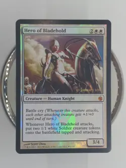 Hero of Bladehold Prerelease Promo Small Seller 💌 Fast Free Shipping! - Image 1
