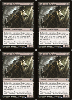 Undercity Informer X4 Gatecrash MTG Magic the Gathering Excellent 2Fire Games - Image 1