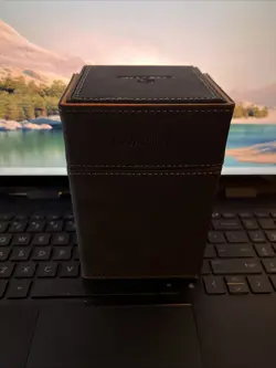 Gamegenic Watchtower Deckbox Black & Orange Pre-Owned - Image 1