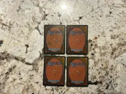 Snow-Covered Forest x4 - Magic the Gathering Ice Age Snow Covered Forests Played - Image 2