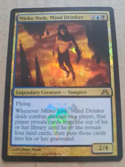 foil Mirko Vosk, Mind Drinker ~ Dragon's Maze [ Magic MTG 085] - Image 1